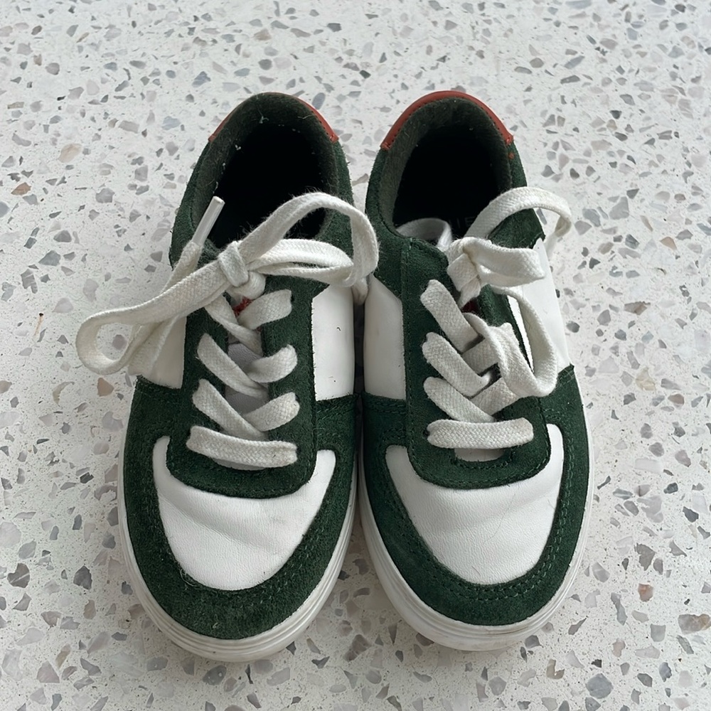 jeanie and jack suede color block sneaker